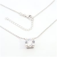 Collana Domar Gioielli Donna Collana argento 925 punto luce in Argento Cubic Zirconia NZA117882